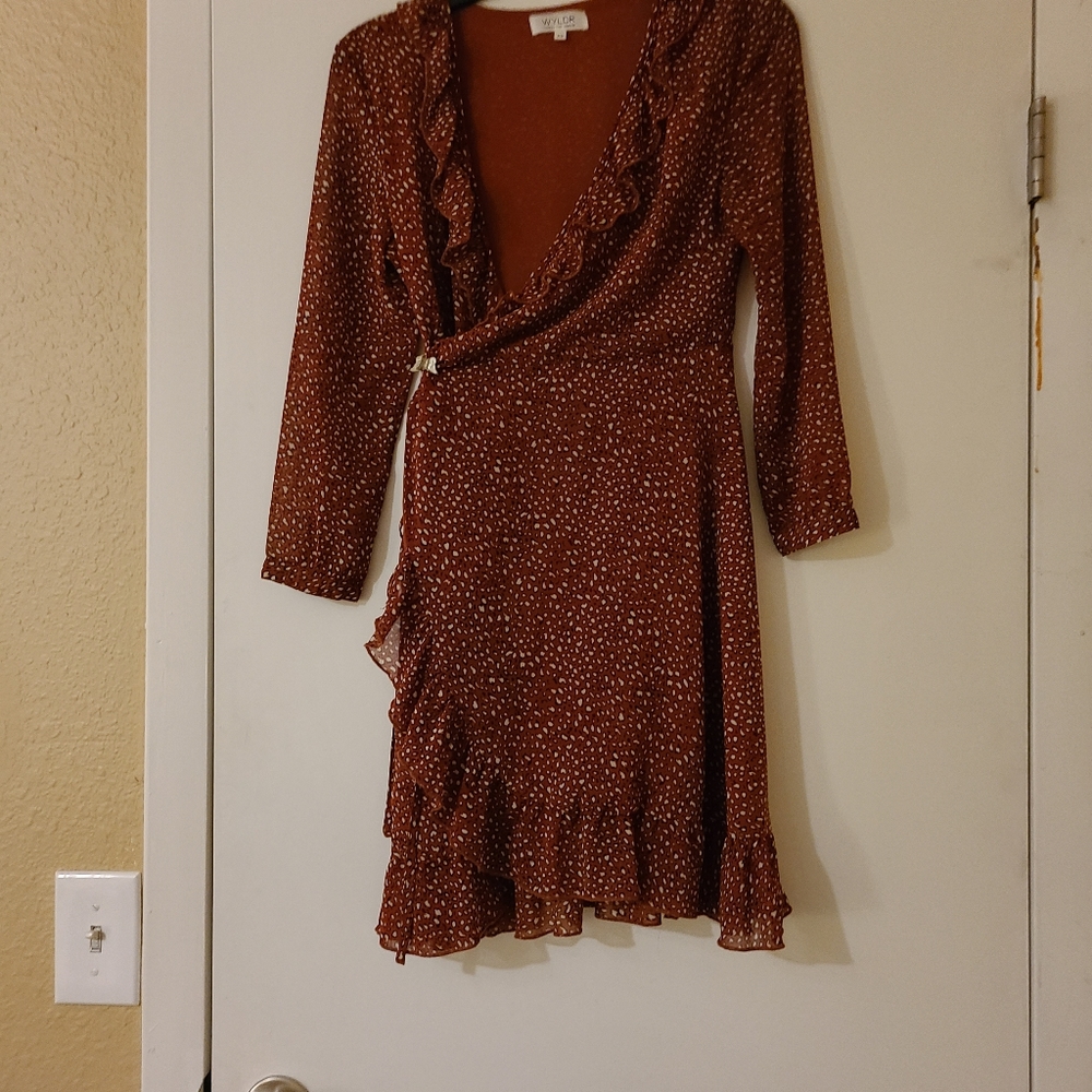 WYLDR Wicked Games Wrap Dress Animal Print